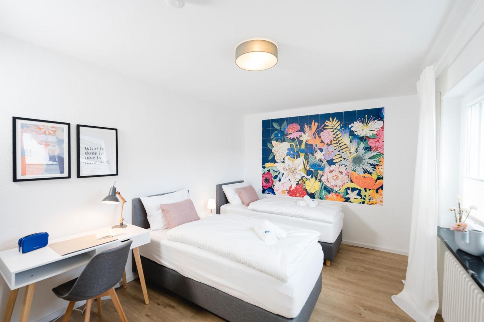 Stadtrand Oase Karlsruhe Mit Balkon Экстерьер фото